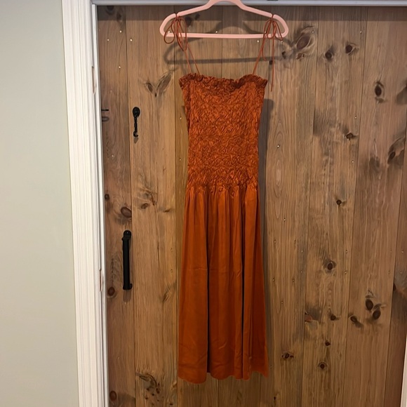 NWOT Doen Ninetta Dress in Paprika Sz M - Picture 3 of 7